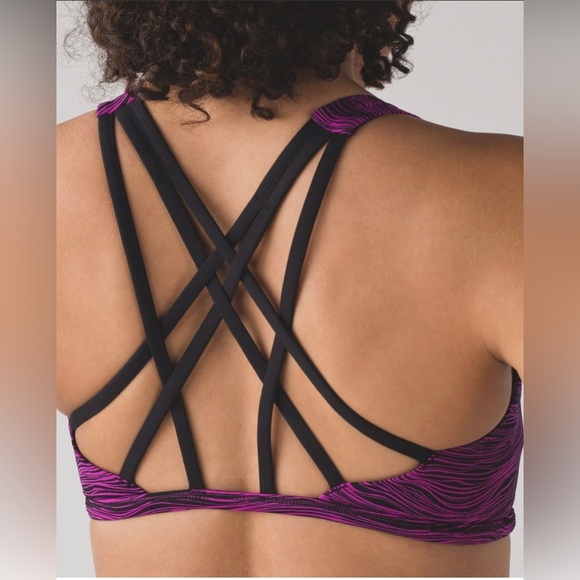 Lululemon “Free to Be Tranquil” bra in Life Line Polar Pink - Picture 5 of 7